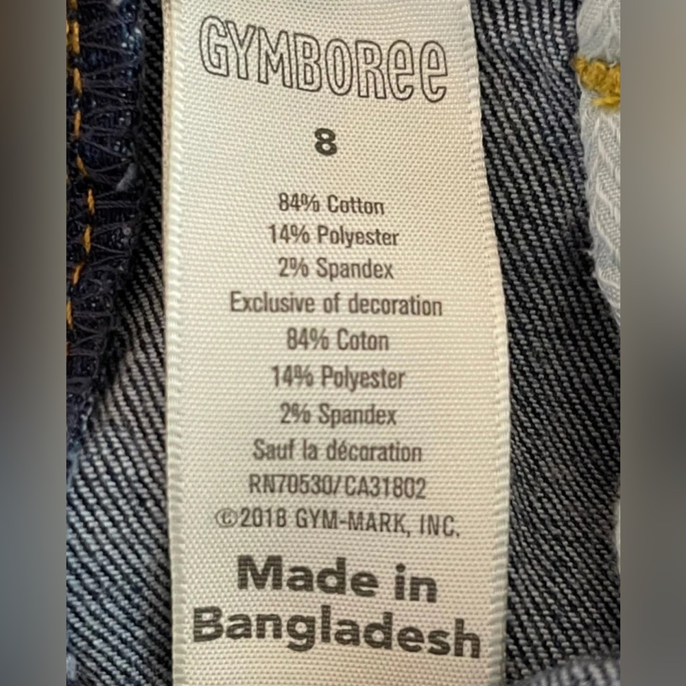 GYMBOREE Super Skinny Distressed Girl’s Jeans size 8 - Picture 3 of 7